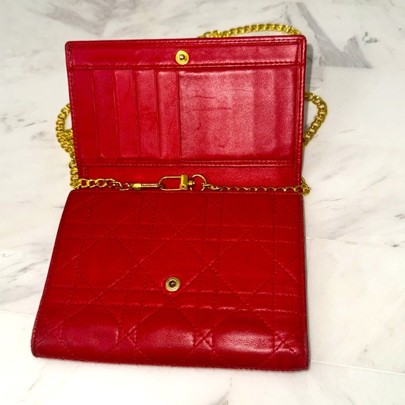 Authentic Christian Dior Trifold Quilted wallet - Picture 3 of 16